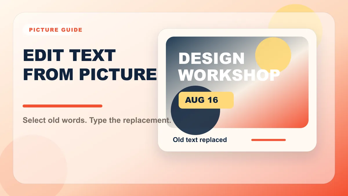 Blog cover showing a picture text replacement from old words to new words