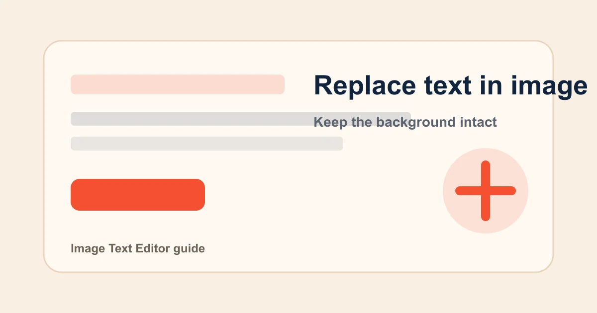 Blog cover showing text replacement with a background review
