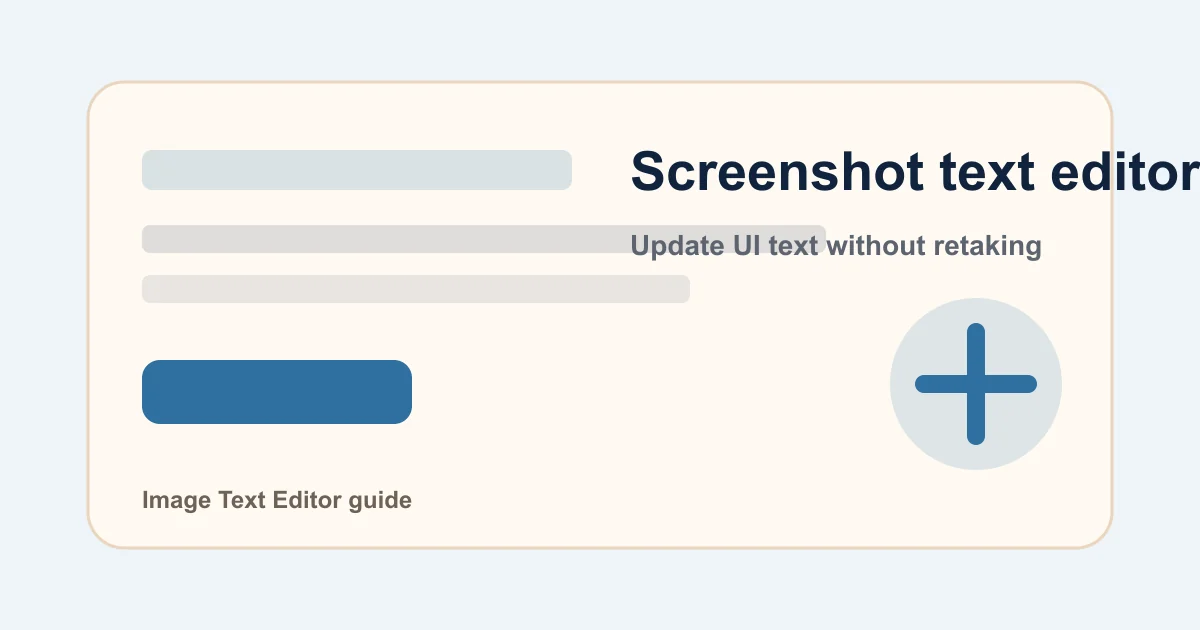 Blog cover showing a screenshot text editor workflow